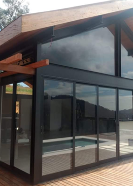 Esquadrias de alumínio preto